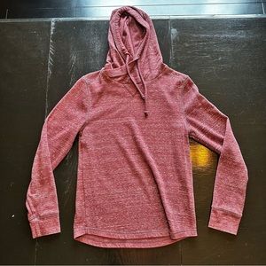 Express XS Maroon Red Purple Long Sleeve Hoodie lightweight  shirt